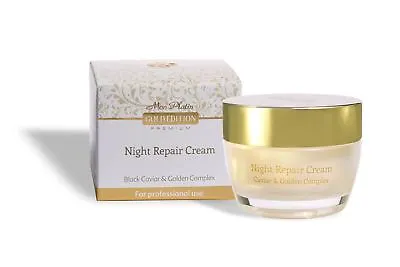 Mon Platin Dead Sea Gold Edition Night Repair Cream W Black Caviar 50ml • $32.95