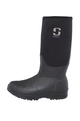 STRIKER Men's Black Waterproof Molded Rubber Sole Insulated Ice Boots - Sizes • $109.99