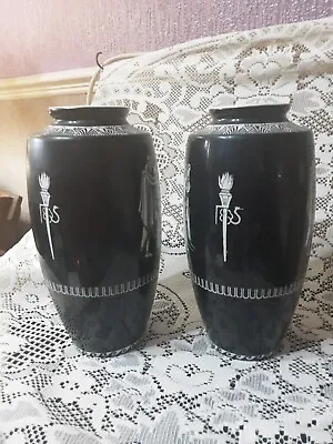  Falcon Ware Pair Of  Vases J H W & Sons • £35