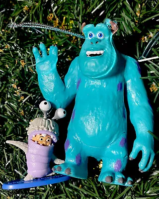 2ct 2023 (Boo & Sullivan) Monsters Inc Christmas Tree Ornament Disney SUPER CUTE • $19.99