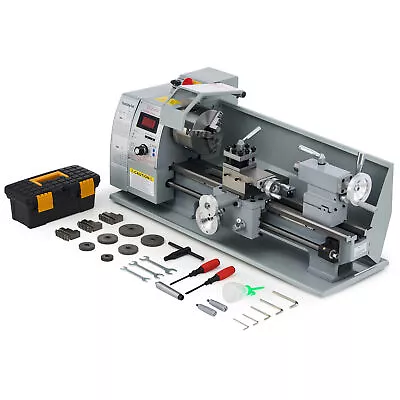 Creworks 21x40CM 750w Automatic Mini Metal Lathe Variable-Speed Milling Machine • £799.99