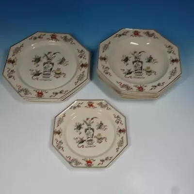 Minton China - Woodseat - 3 Dinner Plates 1 Salad Plate 7 Soup Bowls • $25