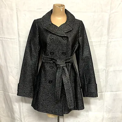 J.Crew Collection Black Label Gunmetal Metallic Jacquard Dress Coat • $99.99