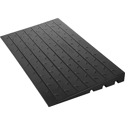 VEVOR 4  Rubber Threshold Curb Ramp W/3 Channels For Wheelchair Scooter  2200 Lb • $101.99