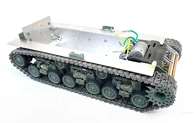 1/16 Tamiya Tank Sherman Chassis Low Hull With Metal Chassis Plate 2 X Motors UK • £349.99