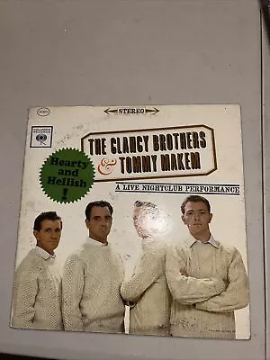 Clancy Brothers & Tommy Makem - Hearty And Hellish Vinyl Fair Condition • $8