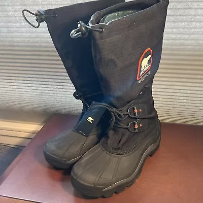 Sorel Men’s Sz 8 Blizzard XT Waterproof Insulated Winter Boots Black NM2141-010 • $99