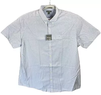 Eddie Bauer Mens 3XLT Wrinkle Free Relaxed Fit Oxford Shirt Moisture Wicking NEW • $35.88