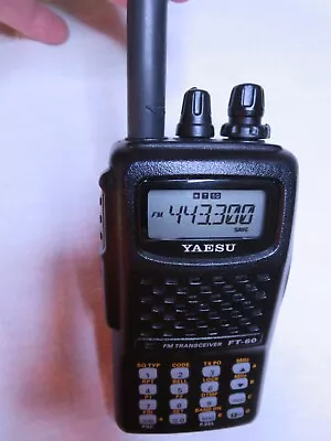 Yaesu FT-60R Dual Band Handheld Radio Transceiver • $195