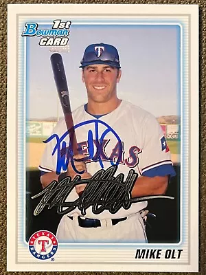 2010 1st Bowman - #BDPP65 Mike Olt Auto Autograph Texas Rangers MLB Blue Ink • $3.95