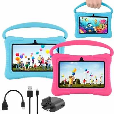 2024 NEW Kids Tablet 7 Inch Android 12 32GB Storage Bundle WIFI Free Case • $59.99