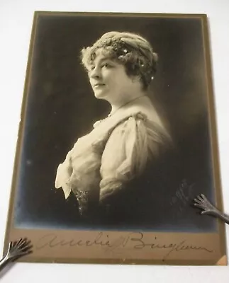 Early 1900s Signed Moffett Studio Photo Of Actress Amelia Bingham • $161.95