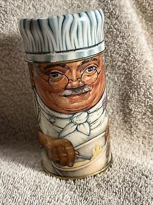 Vintage Cap-Tin Chef Baker The Tin Box Company Designed By Daher Long Island • $5