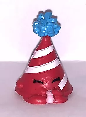 Shopkins Season 4 #70 MARTY PARTY HAT Red White Mint OOP • $1.50