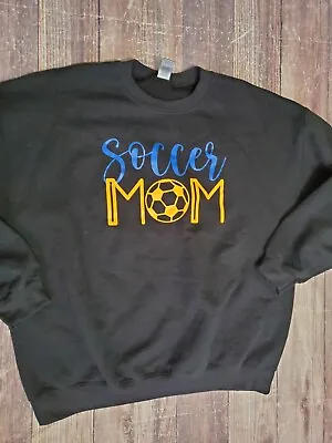  Soccer Mom   Black Pullover Womens XL Sweatshirt  • $15