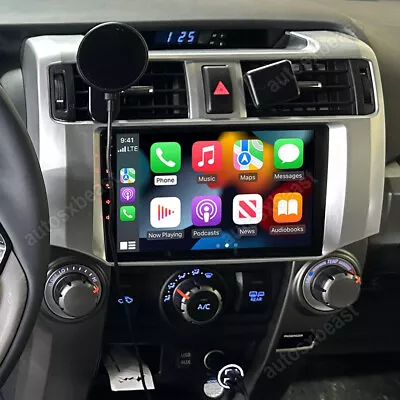 For 2009-2019 TOYOTA 4RUNNER CarPlay Android Auto GPS WIFI Car Radio Stereo +Cam • $159