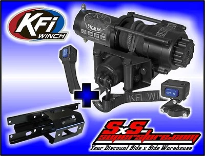 $422.95 • Buy 3500 Lb KFI Stealth Winch Combo Polaris Sportsman 2005-2010 400/450/500/700/800