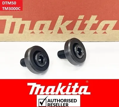 2X Genuine Makita Lock Screw Bolt+Outer Flange 265674-6 Multitool DTM50 TM3000C • £4.96