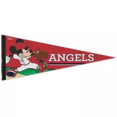 Los Angeles Angels Mickey Mouse Disney Premium Quality Pennant 12 X30  Banner • $15.99