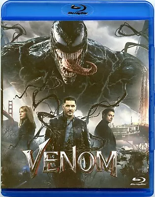 Venom (Blu-Ray Disc 2018) Custom Artwork! No DVD! - Tom Hardy - DISC IS NEW! • $5.95