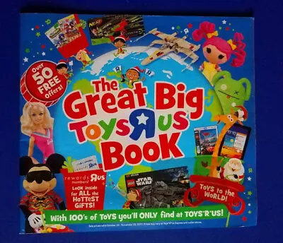 M Toys R Us 2011 Christmas Toy BIG Book Thundercats Barbie Hot Wheels Star Wars • $22.99