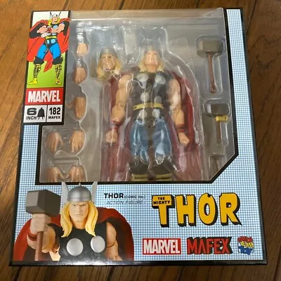 Medicom Toy Mafex No.182 Thor Comic Ver. ABS PVC Action Figure Marvel New • $62.05