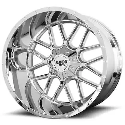 (4) 20x10  Moto Metal Wheels MO986 Siege Chrome Off Road Rims (B44) • $1956