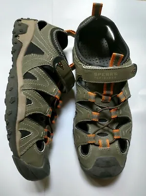 Sperry Top-sider Wet Tech Fish Boys Sandals - Green Leather - 6M (EUC) • $9.99