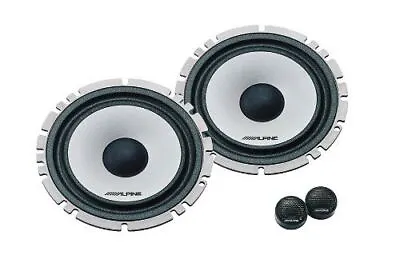 ALPINE SXE-1750S 6.5  16cm 560 Watts Car- Van Mids & Tweeter Component Speakers • £53.95