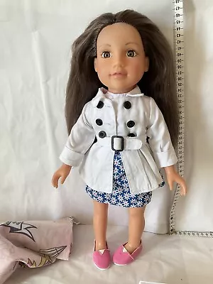 £1.50 • Buy Design A Friend Doll India, 18” Doll, Chad Valley, Brown Hair Cleaned Dressed, S