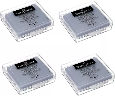 Faber-Castell Erasers - Drawing Art Kneaded Erasers Large Size Grey - 4 Pack • $10.73