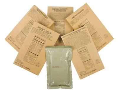 Case Of 12 MRE Entrees From Meals Ready To Eat • $39.95