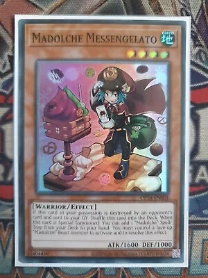 Madolche Messengelato OP14-EN004 Super Rare Near Mint Yugioh • £3.69