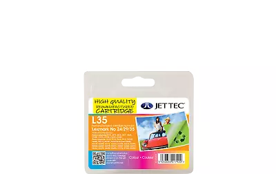 Jet Tec L35 Replacement Lexmark No 35 Colour Inkjet Printer Ink Cartridges • £17.99