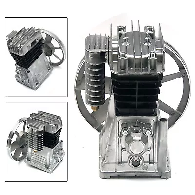 3HP 2.2KW Twin Cylinder Air Compressor Pump Motor Head 150PSI 250L/min +Silencer • $135