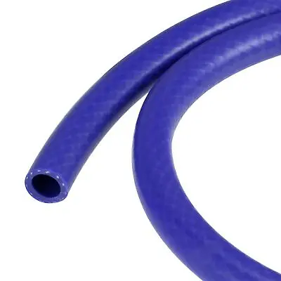 Silicone Vacuum Tubing Heater Hose 1/2  ID 3.3ft 101psi 392F Blue Reinforced • $16.05