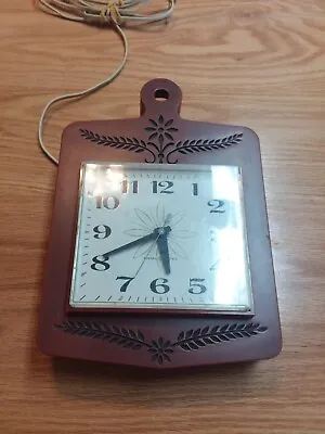 Vintage General Electric Clock  Cutting Board Kitchen Works • $15