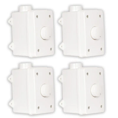$144.99 • Buy Theater Solutions OVCDW Outdoor Volume Controls White Weatherproof 4 Piece Set