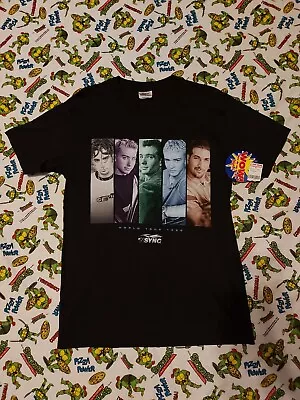 New With Tags Vintage 1998 Nsync Original World Tour Shirt Mens Size Medium  • $72.85