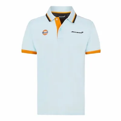 Genuine McLaren Gulf Polo Shirt - Brand New With Tags - LARGE Size Ltd Edition • £75
