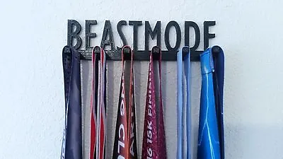 Beast Mode Beastmode Spartan Race Medal Display Holder Hanger Rack Organizer  • $16.99