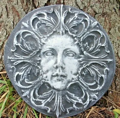 Fairy Princess Face Mold Plaster Concrete Casting Reusable Mould 12  X 12  X 1   • $42.95