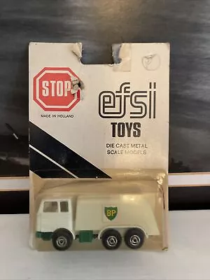 Vintage Efsi Toys BP British Petroleum Die Cast Metal Truck NIP NEW Holland • $66.24