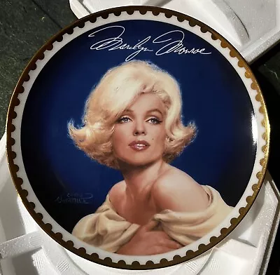 Marilyn Monroe 1996 Collectable  Plate  Satin And Cream  The Gold Collection • $7.99