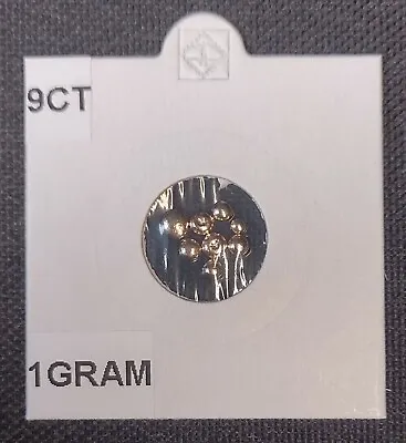 1 Gram Gold Grain - 375 Bullion - Pure 9ct Rose Gold Nuggets Scrap Or Repair • $106.39