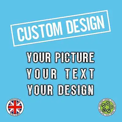 Custom Design Picture TEXT Edible Decoration Cake Topper A4 Size ICING / WAFER • £9.49