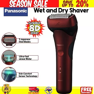 Panasonic Ultra Fast Wet & Dry Electric Shaver Japanese Steel Flex 8D Head Shave • $237.32