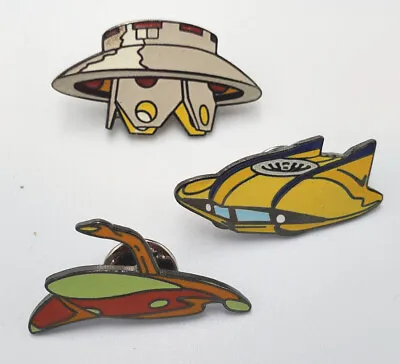 Vintage Sci-Fi TV & Movie Ship Metal 1.5  Lapel/Lanyard Pins-  Your Choice Of 3 • $9.99