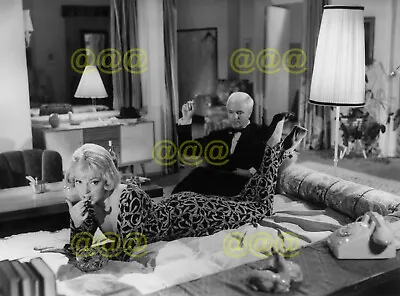 Photo - Nadja Tiller & Peter Van Eyck In A Scene  Das Maedchen Rosemarie  1958 • $6.16