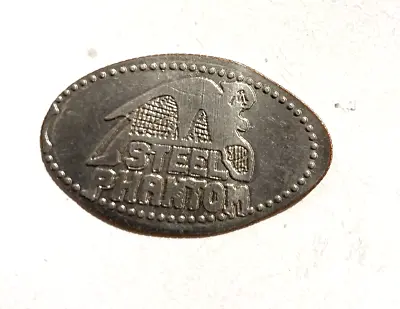 VTG Steel Phantom Roller Coaster Kennywood - Elongated Token Coin Quarter Penny • $19.50